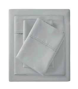 Luxury 1500 Thread Count Fine Yarns Sheet Set, Light Grey