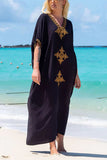 Patio Days Embroidery Vacation Cover-Up