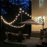 Bistro String Light Pole - 4 Pack