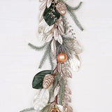 Fancy Champagne Holiday Garland - 4ft