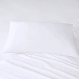 Sheet Set with Side Storage Pockets - White