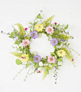 Wreath-Spring Mix Blossoms (12