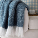 Brushed Herringbone Throw