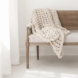 Infinite Chunky Knit Blanket | Minky | Big