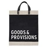 Market Tote - Goods & Provisions (Black)