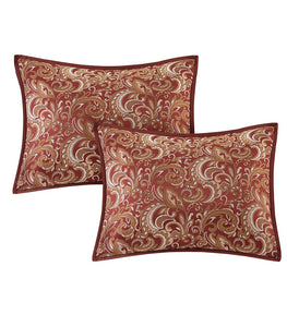 24-Piece Traditional Paisley Room-in-A-Bag Set, Red