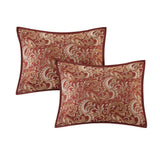 Traditional Paisley Room-in-A-Bag Set, Red (24-piece)