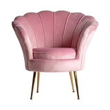 VALENTINA PINK ARMCHAIR - 76"x81"x87"