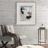 Abstract Framed Wall Art Decor with Sketch Accent