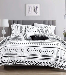 Bohemian Southwestern Aztec Navajo Comforter - 6 Piece Set