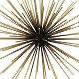 Starburst Black and Gold Metal Wall Art - Set of 3