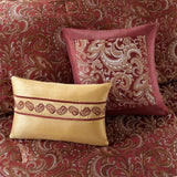 Traditional Paisley Room-in-A-Bag Set, Red (24-piece)