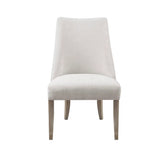 Upholstered Farmhouse Dining Chair, Cream (LTL)