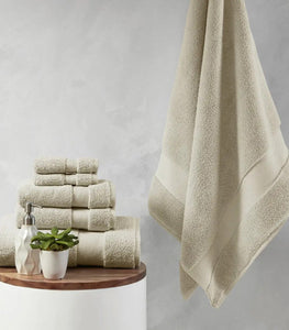 Premium 6-piece Bath Towel Set - 1000GSM, Beige