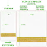 Elegant Cloth-Like Disposable Paper Dinner Napkins