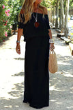 Carlena Off Shoulder Maxi Dress