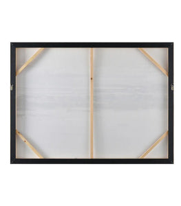 Jones Sound Abstract Framed Canvas Wall Art