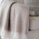 Brushed Herringbone Throw