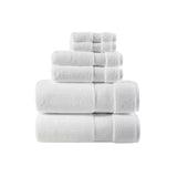 Premium 6-piece Bath Towel Set - 1000GSM, White