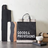 Market Tote - Goods & Provisions (Black)