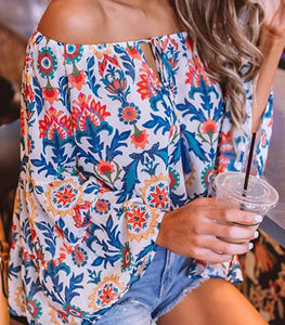 Floral Print and Breezy Top