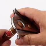 Cigar Cutter - Wood and Stainless Steel - Cut and Lock system