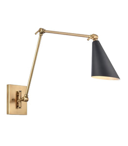 Swingarm Wall Sconce Light Fixture - 1 Light