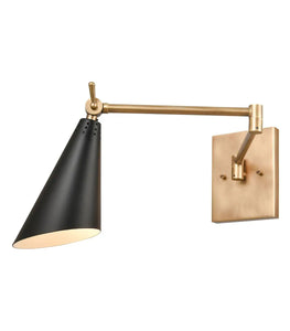 Swingarm Wall Sconce Light Fixture - 1 Light