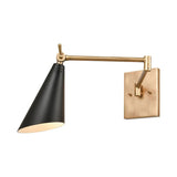 Swingarm Wall Sconce Light Fixture - 1 Light