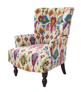 Accent Chair Pattern Upholstered Armchair