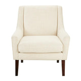 Textured Upholstered Lounge Chair - Cream