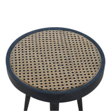 Ash Black Rattan End Table