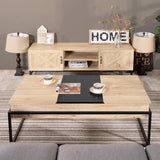 Expandable Coffee Table with Storage - THIEDE (47.2")