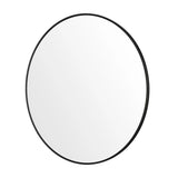 Delk Round Metal Framed Wall Mirror