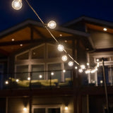 LED Bistro String Lights - Black