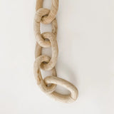 Carved Wood Links - Natural/Black