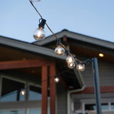 LED Bistro String Lights - Black