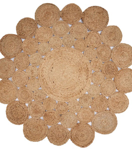 Orbital Natural Jute Area Rug