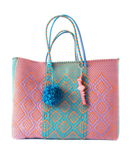 Sunset Woven Super Tote