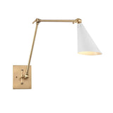 Swingarm Wall Sconce Light Fixture - 1 Light