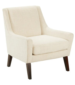 Textured Upholstered Lounge Chair - Cream