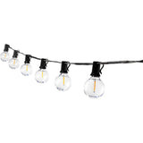 LED Bistro String Lights - Black