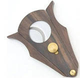 Cigar Cutter - Wood and Stainless Steel - Cut and Lock system