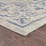 Sylvestra Medallion Navy/Gray Indoor/Outdoor Area Rug