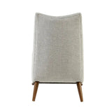 Transitional Grey Armless Modern Accent Chair (LTL)