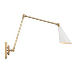 Swingarm Wall Sconce Light Fixture - 1 Light