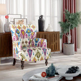 Accent Chair Pattern Upholstered Armchair