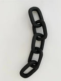 Carved Wood Links - Natural/Black