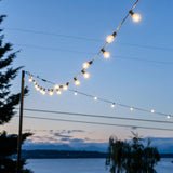 LED Bistro String Lights - Black