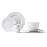 Zara Porcelain 16-Piece Dining Dinnerware, Set for 4